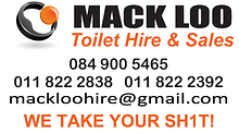 Mack Loo Toilet Hire & Sales